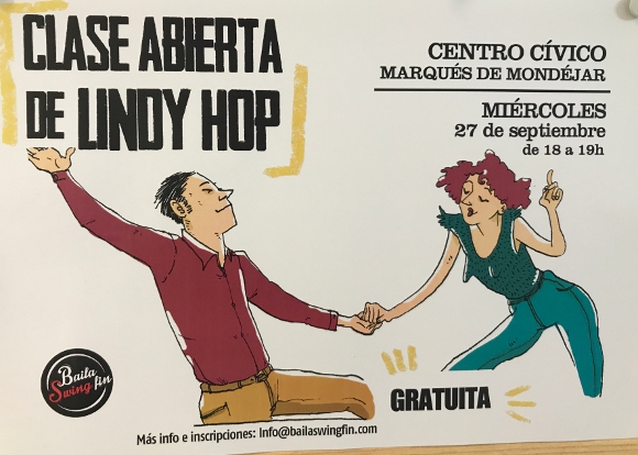 ©Ayto.Granada: Enredate: Clase abierta de Lindy Hop